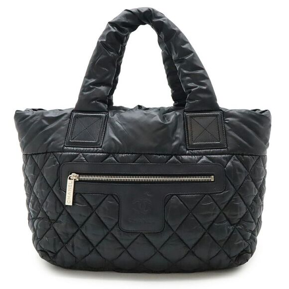 Chanel Coco Cocoon Nylon Leather Tote Bag - Picture 1 of 8